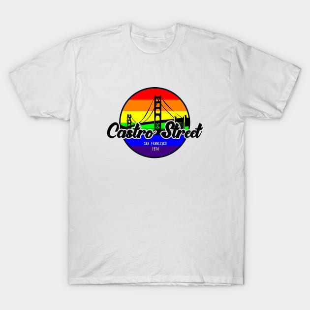 Team Rainbow LGBT Castro street T-Shirt by teamrainbowstore